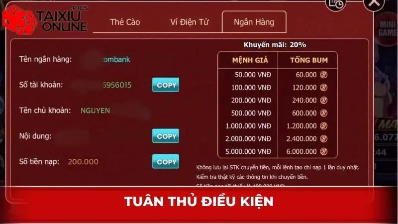 Tuân thủ điều kiện giao dịch rút tiền mà bạn nên biết