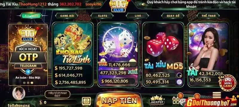 Tổng quan về game Hitclub